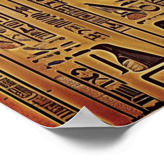 Hieroglyph wall poster (Coin)