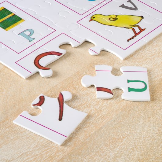 Hiéroglyphe Alphabet puzzle (Côté)