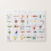 Hiéroglyphe Alphabet puzzle (Horizontal)