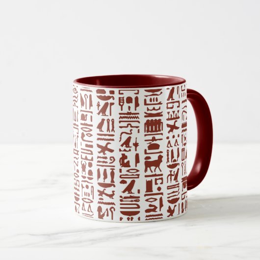Hiéroglyphe Mug (Devant droit)