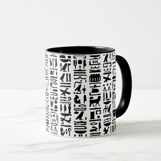 Hiéroglyphe Mug égyptien (Devant droit)
