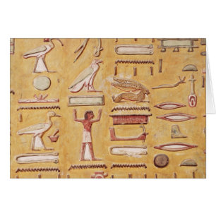 Hiéroglyphes, de la tombe de Seti I
