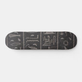 Hiéroglyphes égyptien Skateboard (Horz)