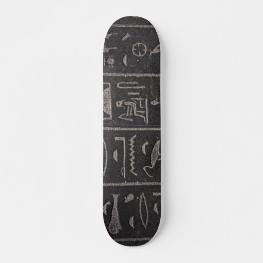 Hiéroglyphes égyptien Skateboard (Devant)