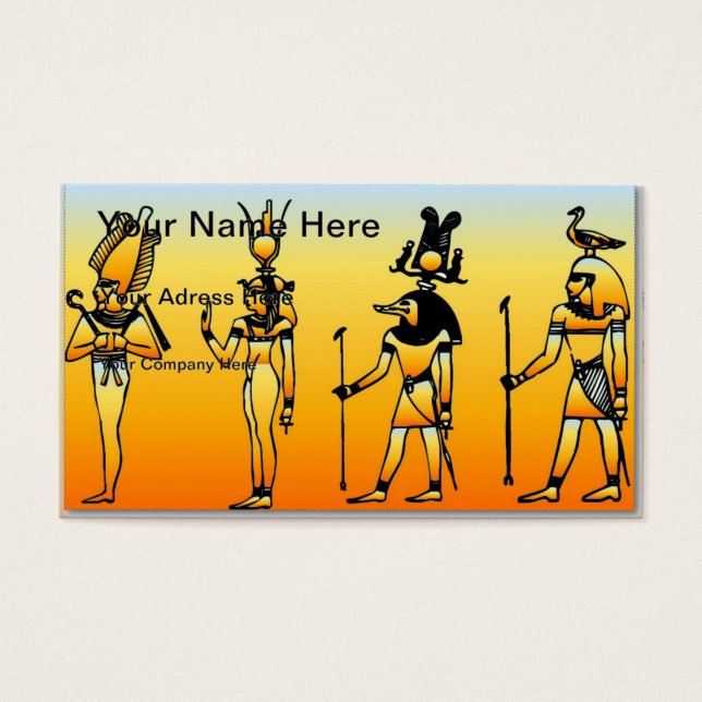 Hiéroglyphes égyptiens (Devant)