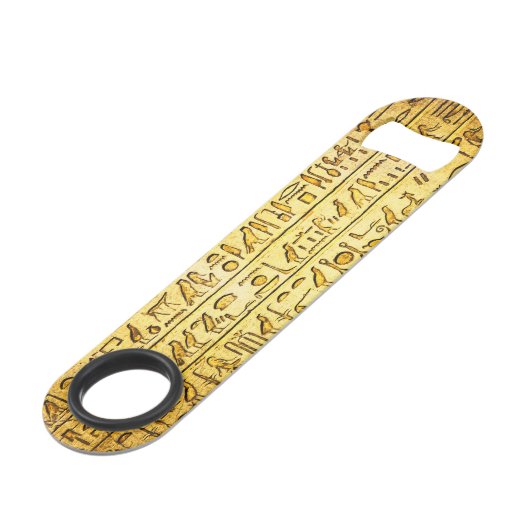 Hiéroglyphes égyptiens anciens Jaune (Dos Angle)