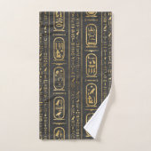 Hiéroglyphes égyptiens Or en cuir (Serviette à main)