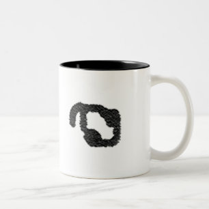 Hieroglyphic (4/4) tweekleurige koffiemok