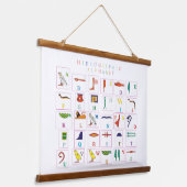 Hieroglyphic-alfabet Hangend Wandkleed (Gebogen)