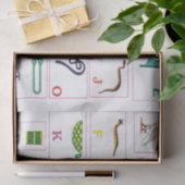 Hieroglyphic-alfabet Tissuepapier (Geschenk)