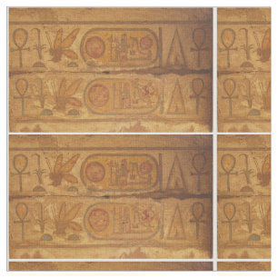 Hieroglyphics bij Karnak Temple Ankh ANCIENT EGYPT Stof