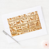 hieroglyphics hieroglifos rechthoekige sticker (Envelop)