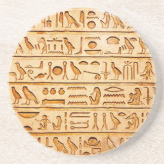 hieroglyphics hieroglifos zandsteen onderzetter