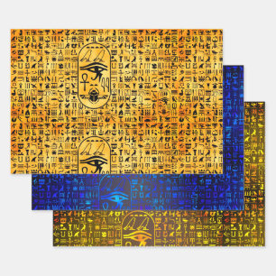 Hieroglyphics Sampler Inpakpapier Vel