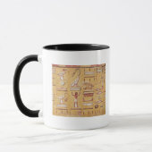 Hieroglyphics, van de Tomb van Seti I Mok (Links)