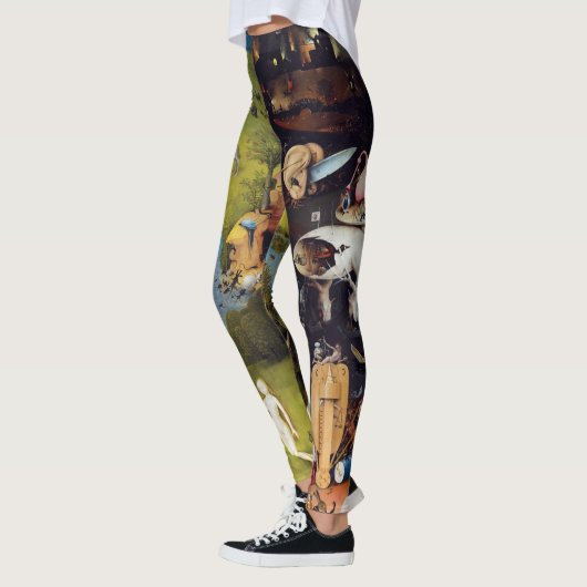 Hieronymous Bosch Heaven et Hell Leggings (Gauche)
