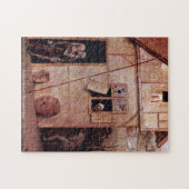 Hieronymus Bosch - De vagrants geven de PUZZLE Legpuzzel (Horizontaal)