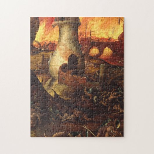 Hieronymus Bosch - Hell Legpuzzel (Verticaal)