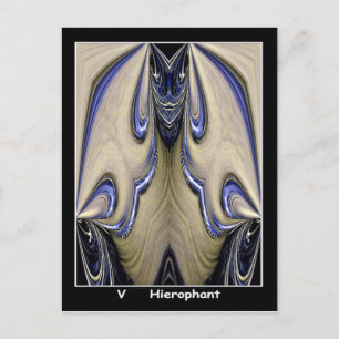 Hierophant Tarot-kaart Briefkaart