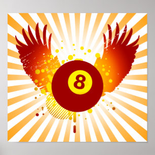 hifi billiards poster