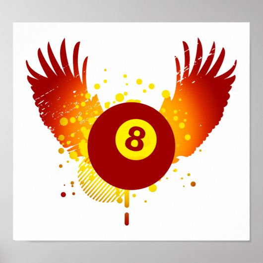 hifi billiards poster (Voorkant)