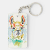 Hifi Llama - Portrait Sleutelhanger (achterkant)