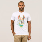 Hifi Llama - Portrait T-shirt (Voorkant volledig)