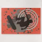 hifi skateboarder legpuzzel (Horizontaal)