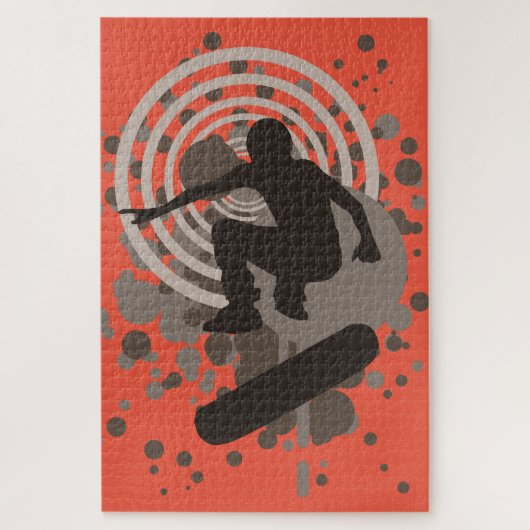 hifi skateboarder legpuzzel (Verticaal)