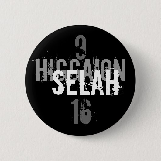 Higgaion, Selah, 9, 16 Ronde Button 5,7 Cm (Voorkant)