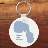 Higgins Lake Michigan Sleutelhanger (Voorkant)