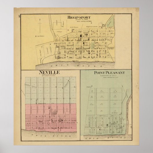 Higginsport, Ohio Poster (Voorkant)