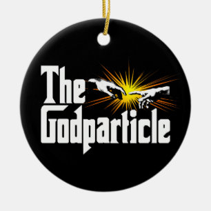 Higgs Boson Het Goddeeltje - Grappige Fysica Nerd Keramisch Ornament