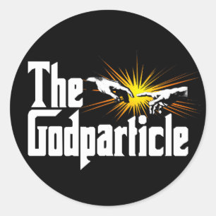 Higgs Boson Het Goddeeltje - Grappige Fysica Nerd Ronde Sticker