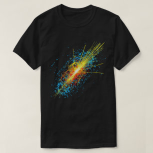 Higgs Boson Kwantum Deeltje Collisie Kunst T-shirt