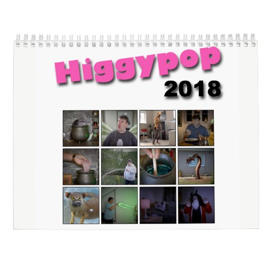 Higgypop Potions Calendat 2018 Kalender (Achterkant)