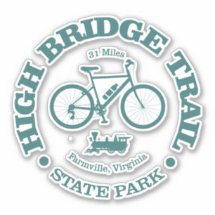 High Bridge Trail (fietsen) Sticker
