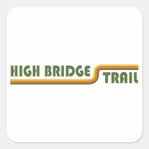 High Bridge Trail Virginia Vierkante Sticker