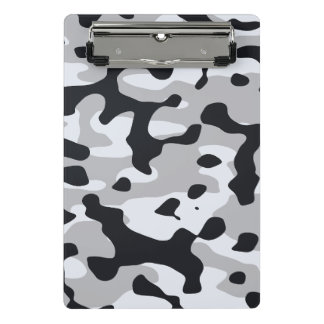 High contrast urban camouflage mini klembord