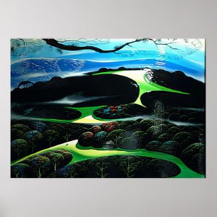 High Country Meadow - Magisch Realisme Eyvind Ear Poster