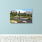 High Country Mountain Stream III in Yosemite Canvas Afdruk (Insitu (Houten vloer))