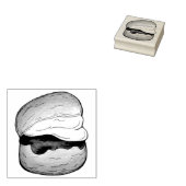 High Cream Tea Scone Jam UK British Bakery Food Rubberstempel (Gestempeld)