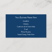 High-definition Gevist Visitekaartje (Achterkant)