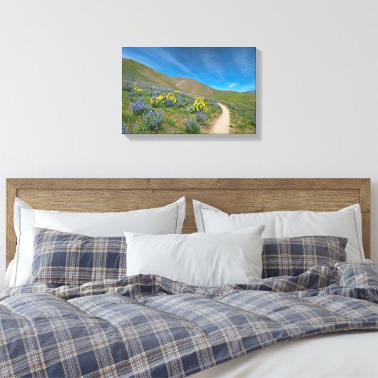 High Desert Spring Bloom Canvas Afdruk (Insitu (Slaapkamer))