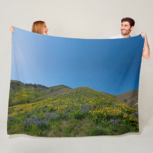 High Desert Spring Bloom Fleece Deken