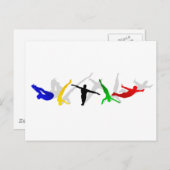 High Divers High Diving Springboard Platform Sport Briefkaart (Voorkant / Achterkant)