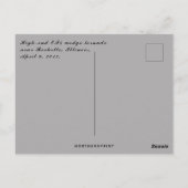 High End EF4 Wedge Tornado in de buurt van Rochell Briefkaart (Achterkant)