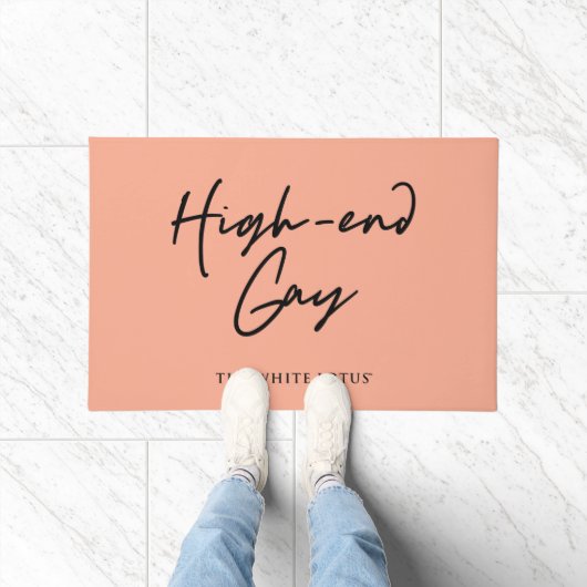 High-end gay - De witte lotus Deurmat (Binnen)