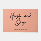 High-end gay - De witte lotus Deurmat (Voorkant)
