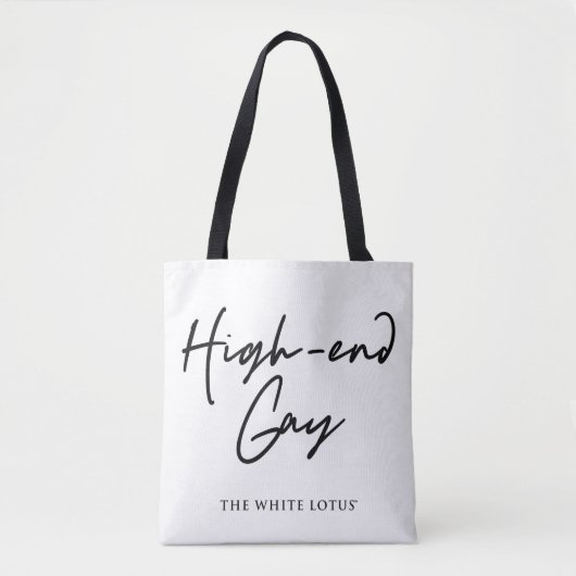 High-end gay - De witte lotus Draagtas (Voorkant)